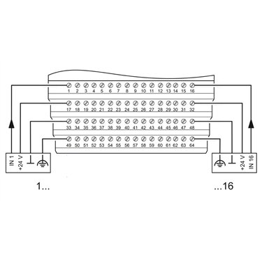 2754338 Phoenix Contact - I/O module - IB ST 24 DI 16/4