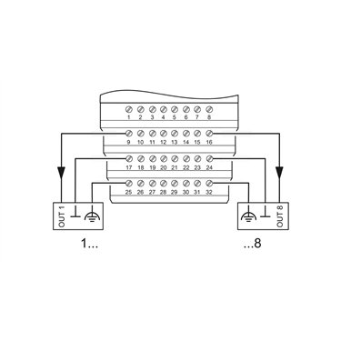 2754891 Phoenix Contact - I/O module - IB ST 24 DO 8/3-2A