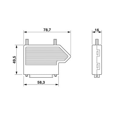 2761619 Phoenix Contact - D-SUB bus connector - SUBCON 25/F-SH