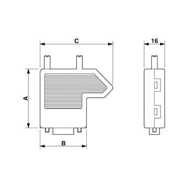 2761622 Phoenix Contact - D-SUB bus connector - SUBCON 25/M-SH