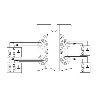 2773458 Phoenix Contact - Distributed I/O device - FLX ASI DO 4 M12-2A