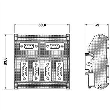2799364 Phoenix Contact - Connection distributor - PSM PTK-4