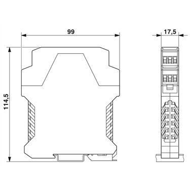2810939 Phoenix Contact - Signal conditioner - MCR-C-UI-UI-DCI-NC