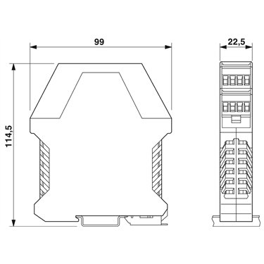 2814715 Phoenix Contact - Current transducers - MCR-S-1/5-UI-DCI-NC