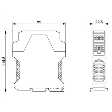 2814715 Phoenix Contact - Current transducers - MCR-S-1/5-UI-DCI-NC