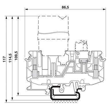 2820835 Phoenix Contact - Basic terminal block - URELG 2-PMTK