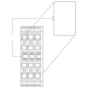 2829917 Phoenix Contact - Basic terminal block - ZFK-RELG 3