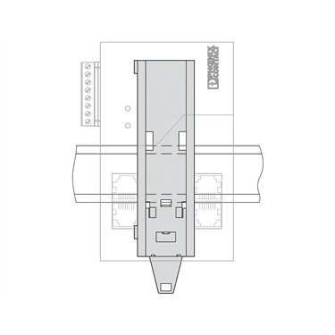 2832519 Phoenix Contact - DIN rail adapter - FL RA SF8