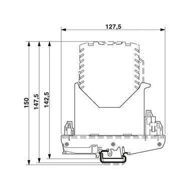 2835642 Phoenix Contact - Basic terminal block - UM122-2FLK14/PI-ES/4/OUT/S7