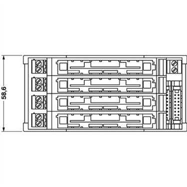 2835642 Phoenix Contact - Basic terminal block - UM122-2FLK14/PI-ES/4/OUT/S7