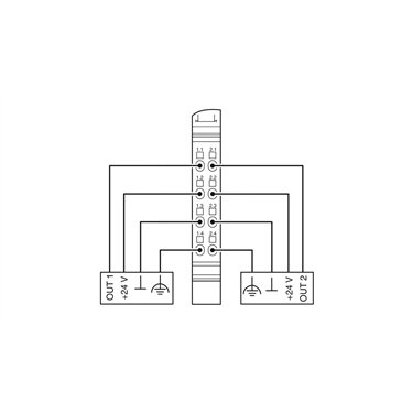 2861496 Phoenix Contact - Inline terminal - IB IL 24 DO 2-NPN-PAC