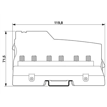 2861506 Phoenix Contact - Bus coupler - IBS IL 24 BK RB-LK-PAC