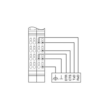 2862084 Phoenix Contact - Inline function terminal - IB IL RS 232-2MBD-PAC