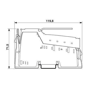 2862152 Phoenix Contact - Inline terminal - IB IL 24 PWR IN/2-F-D-PAC