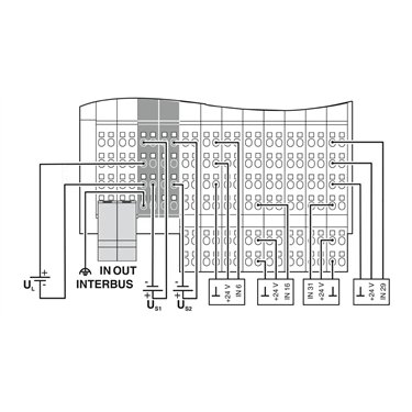 2862343 Phoenix Contact - I/O module - ILB IB 24 DI32