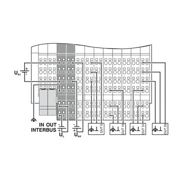 2862356 Phoenix Contact - I/O module - ILB IB 24 DO16