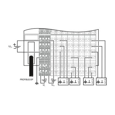 2862408 Phoenix Contact - I/O module - ILB PB 24 DO32