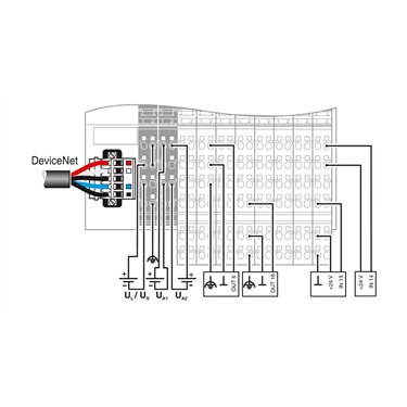 2862602 Phoenix Contact - I/O module - ILB DN 24 DI16 DO16