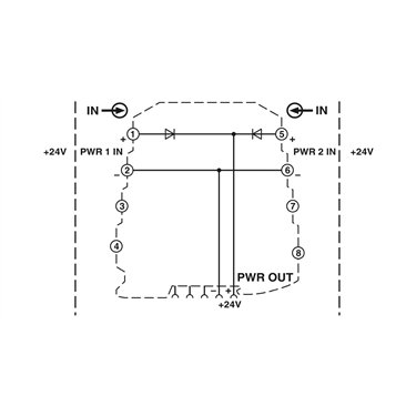 2864134 Phoenix Contact - Power terminal block - MINI MCR-SL-PTB