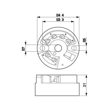 2864516 Phoenix Contact - Head-mounted transducer - MCR-SL-HT-PT 100-I