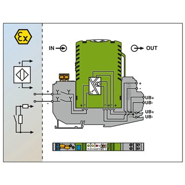 2865117 Phoenix Contact - Signal isolator - PI-EX-NAM/TO-P