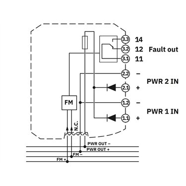 2865625 Phoenix Contact - Power and error message module - MACX MCR-PTB