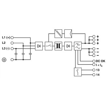 2866705 Phoenix Contact - Power supply unit - QUINT-PS/3AC/24DC/10