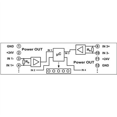 2867115 Phoenix Contact - Extension module - RAD-IN-4A-I