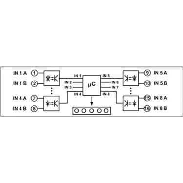 2867144 Phoenix Contact - Extension module - RAD-IN-8D