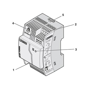2868648 Phoenix Contact - Power supply unit - STEP-PS/ 1AC/24DC/1.75