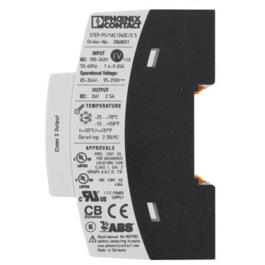 2868651 Phoenix Contact - Power supply unit - STEP-PS/ 1AC/24DC/2.5