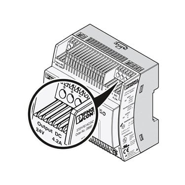 2868664 Phoenix Contact - Power supply unit - STEP-PS/ 1AC/24DC/4.2