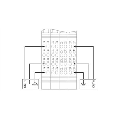 2878036 Phoenix Contact - Inline terminal - IB IL AO 4/8/U/BP-PAC