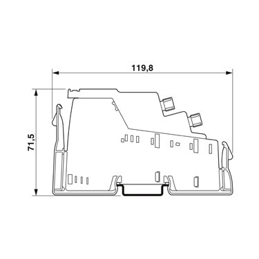 2878159 Phoenix Contact - Branch terminal - IBS IL 24 RB-LK-2MBD