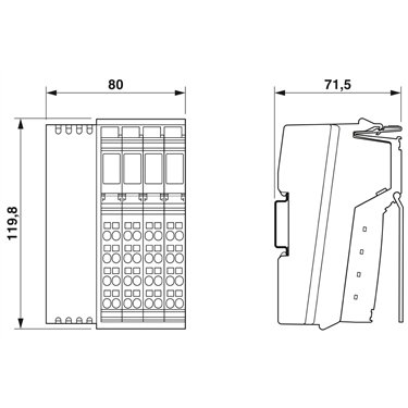 2897758 Phoenix Contact - Bus coupler - IL EIP BK DI8 DO4 2TX-PAC