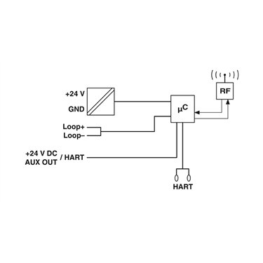 2900100 Phoenix Contact - WirelessHART adapter - RAD-WHA-1/2NPT
