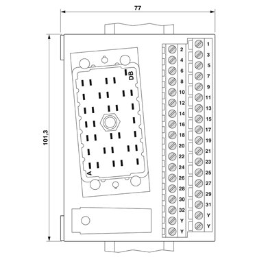 2900110 Phoenix Contact - Interface module - UMK- EC90/32/EX-XOL