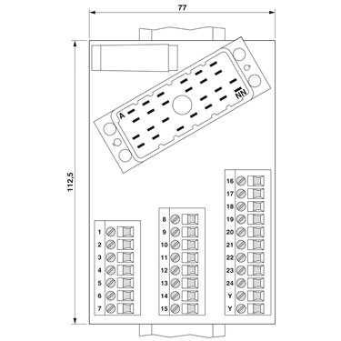 2900114 Phoenix Contact - Interface module - UMK- EC56/25/EX -FRONT 2,5V/R
