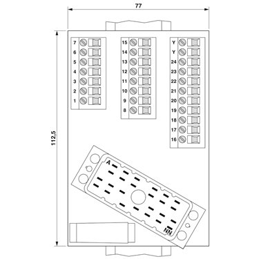 2900115 Phoenix Contact - Interface module - UMK- EC56/25/EX -FRONT 2,5V/L