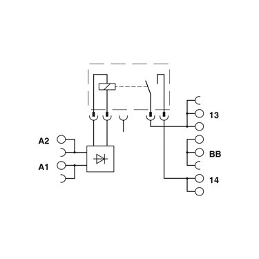 2900260 Phoenix Contact - Relay base - PLC-BPT- 24DC/ 1IC/ACT