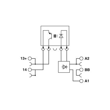 2900359 Phoenix Contact - Solid-state relay module - PLC-OPT-120UC/ 48DC/100/SEN