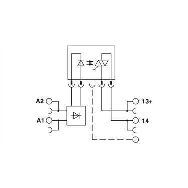 2900372 Phoenix Contact - Solid-state relay module - PLC-OPT-120UC/230AC/1