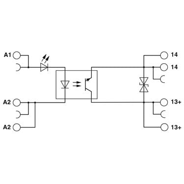 2900394 Phoenix Contact - Solid-state relay module - PLC-OPT- 72DC/110DC/3RW
