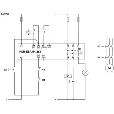 2900525 Phoenix Contact - Safety relays - PSR-SCP- 24UC/ESAM4/2X1/1X2