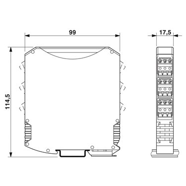 2901535 Phoenix Contact - I/O extension module - RAD-DI4-IFS