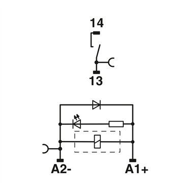 2901873 Phoenix Contact - Relay base - RIF-0-BPT/1