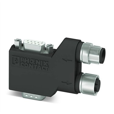 2902317 Phoenix Contact - D-SUB bus connector - SUBCON-PLUS-PROFIB/90/PG/M12