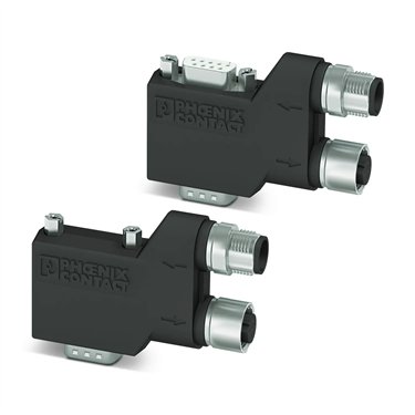 2902318 Phoenix Contact - D-SUB bus connector - SUBCON-PLUS-PROFIB/90/M12