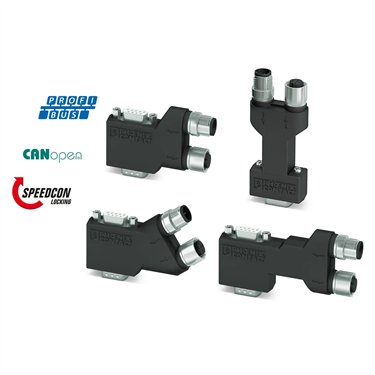 2902323 Phoenix Contact - D-SUB bus connector - SUBCON-PLUS-CAN/90/M12