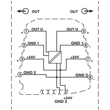 2902823 Phoenix Contact - Constant voltage source - MINI MCR-SL-CVS-24-5-10-SP-NC